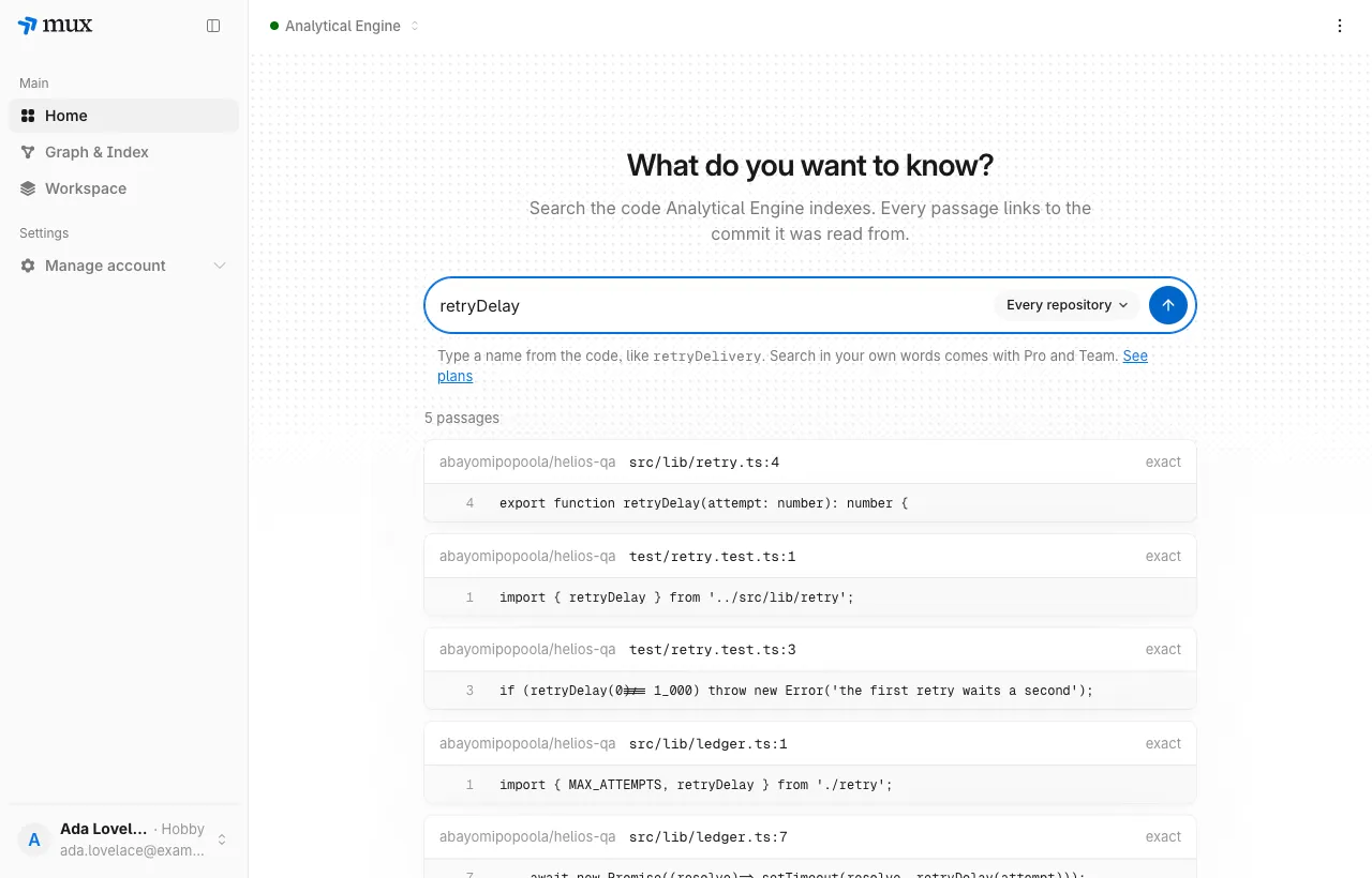 Home with retryDelay searched and exact matches in the source and its test